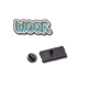 "WOOF" Enamel Pin