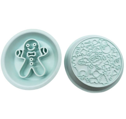 Gingerbread Buddy 2-in-1 Lick Mat & Slow Feeder Bowl