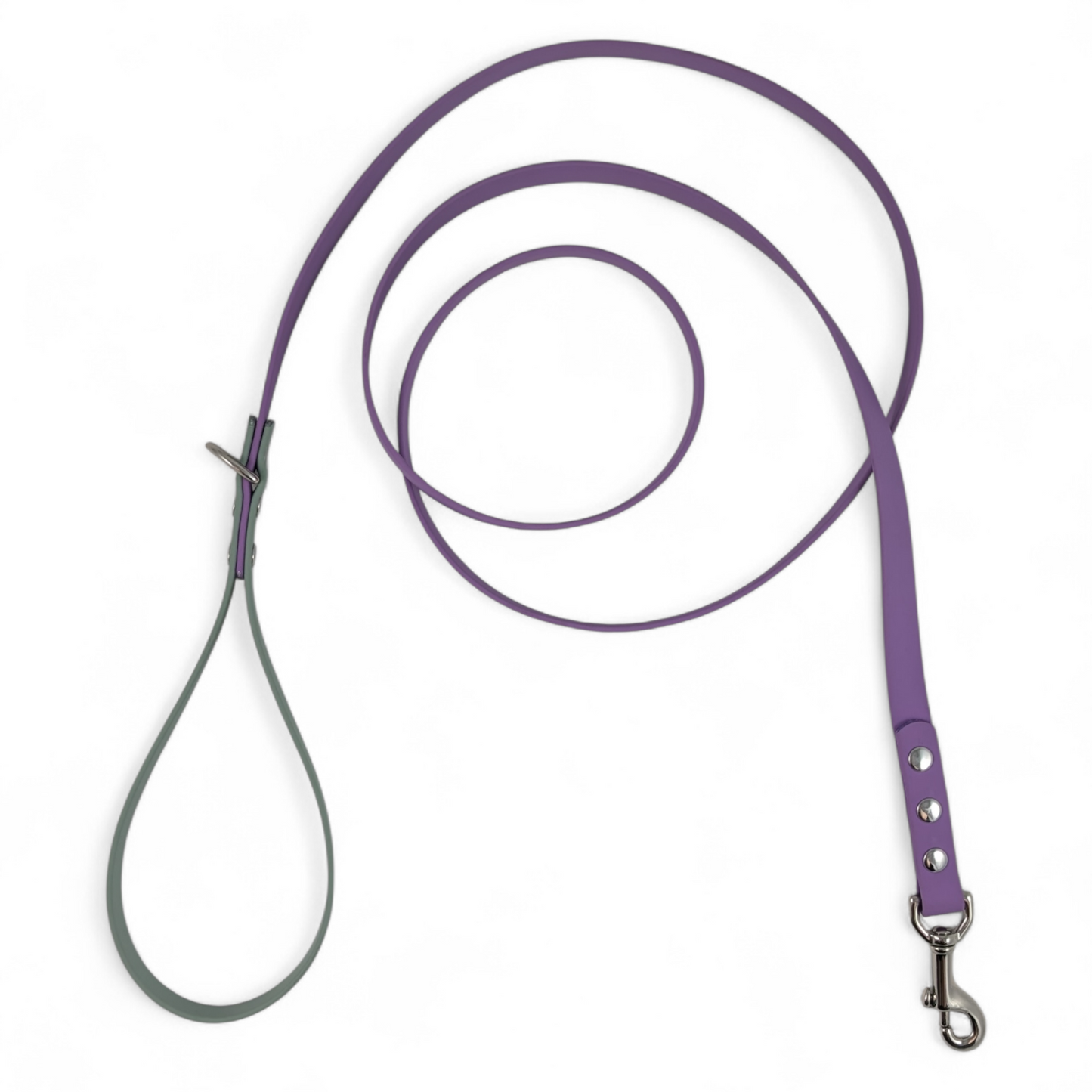 The Alpine Leash - Custom Accent Handle Biothane® Dog Leash